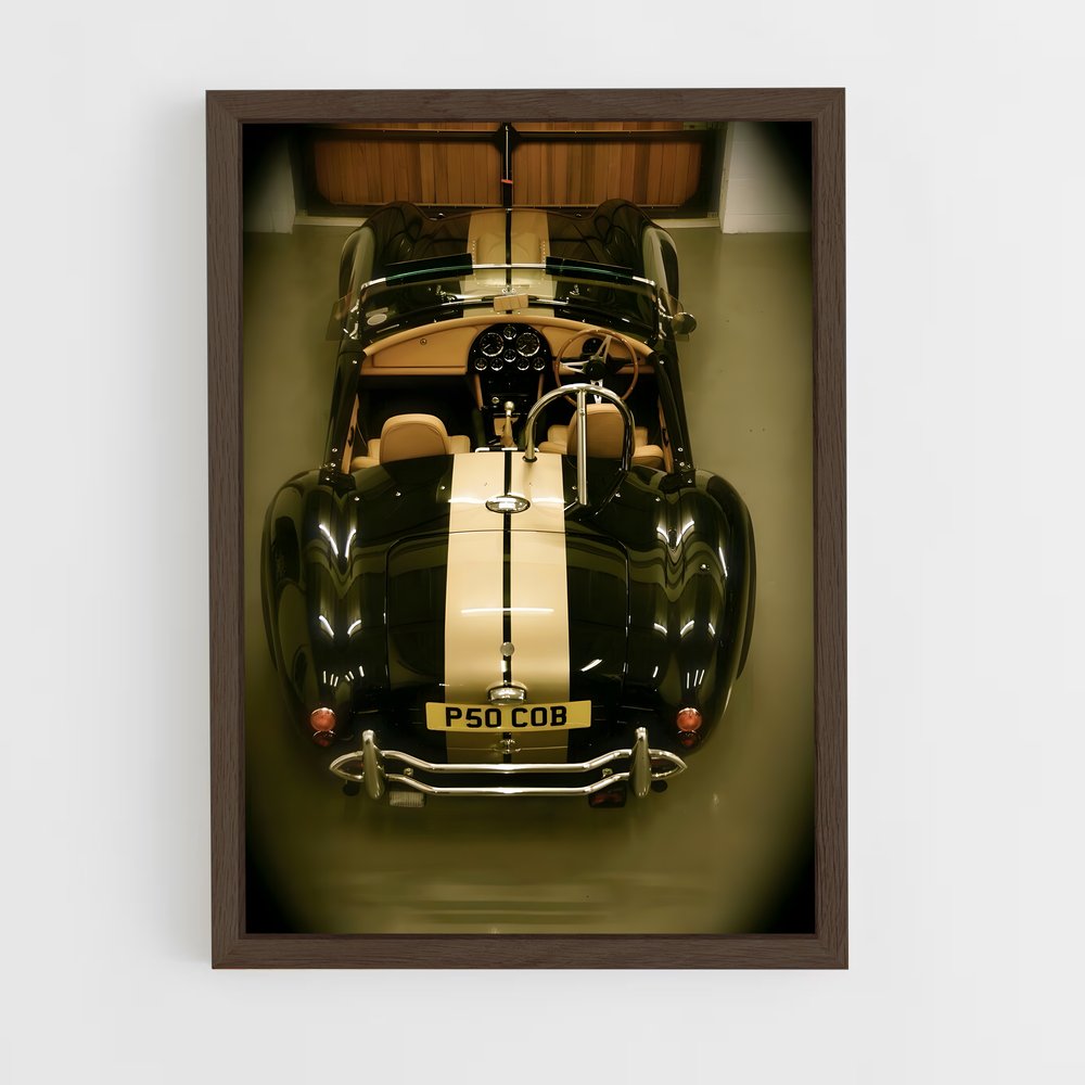 Poster Cobra Noire – affiche AC Cobra (vue 5)